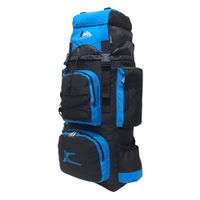 Mochila Campera Kengar Modelo N.4 Negro - Turquesa
