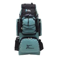 Mochila Campera Kengar Modelo N.4 Verde Jade - Negro