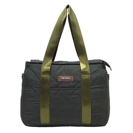 Bolso Puffer Kengar Verde Militar