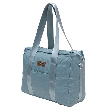 Bolso Puffer Kengar Verde Cemento