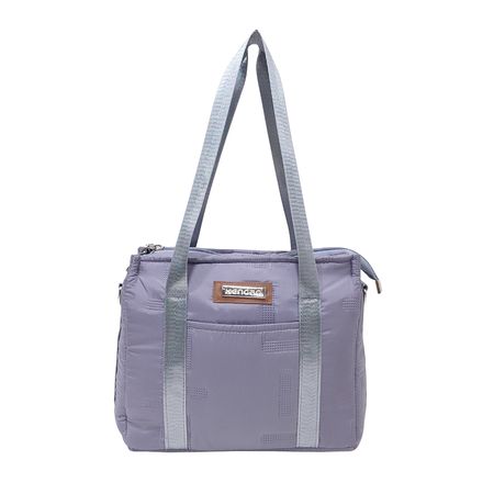 Bolso Puffer XS Kengar Plomo Plata