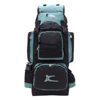 Mochila Campera Kengar Modelo N.4 Negro - Verde Jade