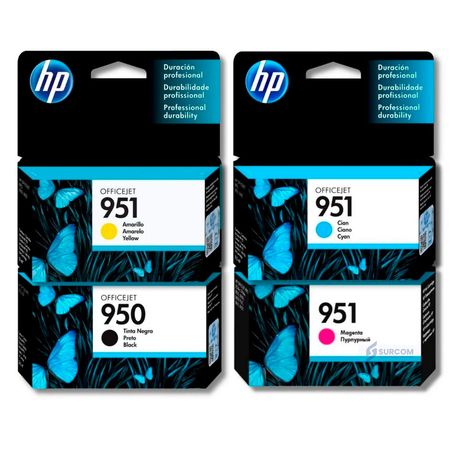 Kit de Cartuchos HP 950 MAS 951 Original Negro y Color
