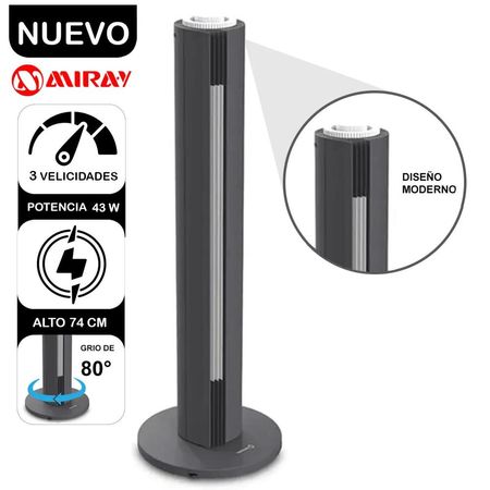 Ventilador Torre 30 VMTT-1033GB
