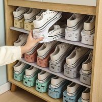 Pack de 6 Organizadores Ajustables de Zapatos - Color Gris
