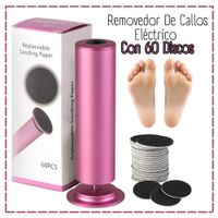 REMOVEDOR DE CALLOS ELÉCTRICO CON 60 DISCOS-FUCSIA