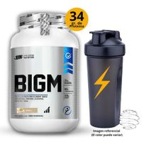 BIG M DE 2kg VAINILLA CON SHAKER - GANADOR DE MASA