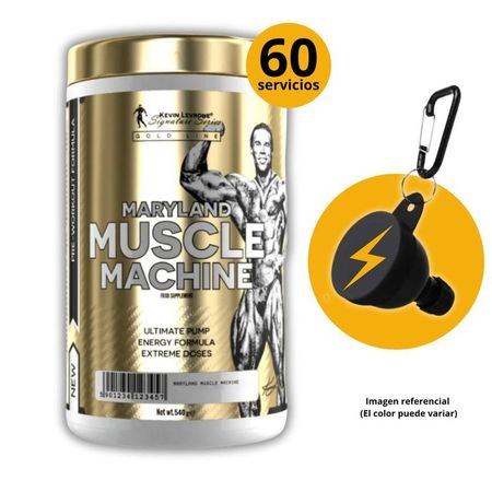 MUSCLE MACHINE KEVIN LEVRONE + PORTASUPLEMENTOS - PRE ENTRENO