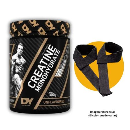 CREATINA DY DE 300gr CON STRAPS - CREATINA MONOHIDRATADA