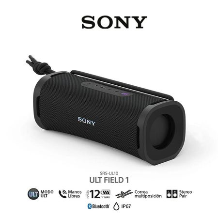 Parlante SONY Bluetooth SRS-ULT10 Portátil ULT FIELD1 Negro