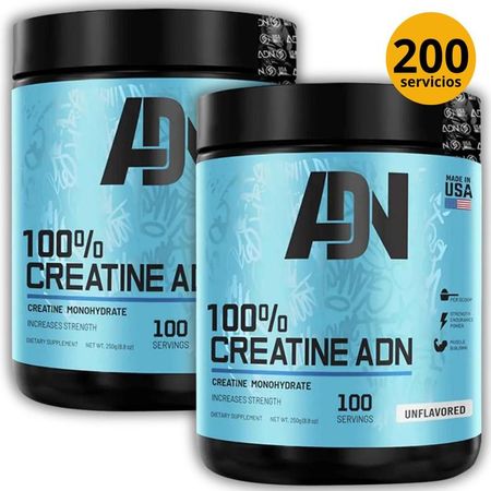 CREATINAS ADN DE 250gr 2und - CREATINAS MONOHIDRATADA