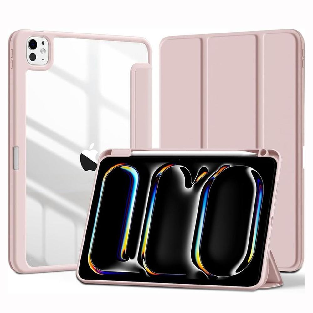 Funda Smart Case para iPad Pro 11 M4 (2024) - ROSA C/TRANSPARENTE