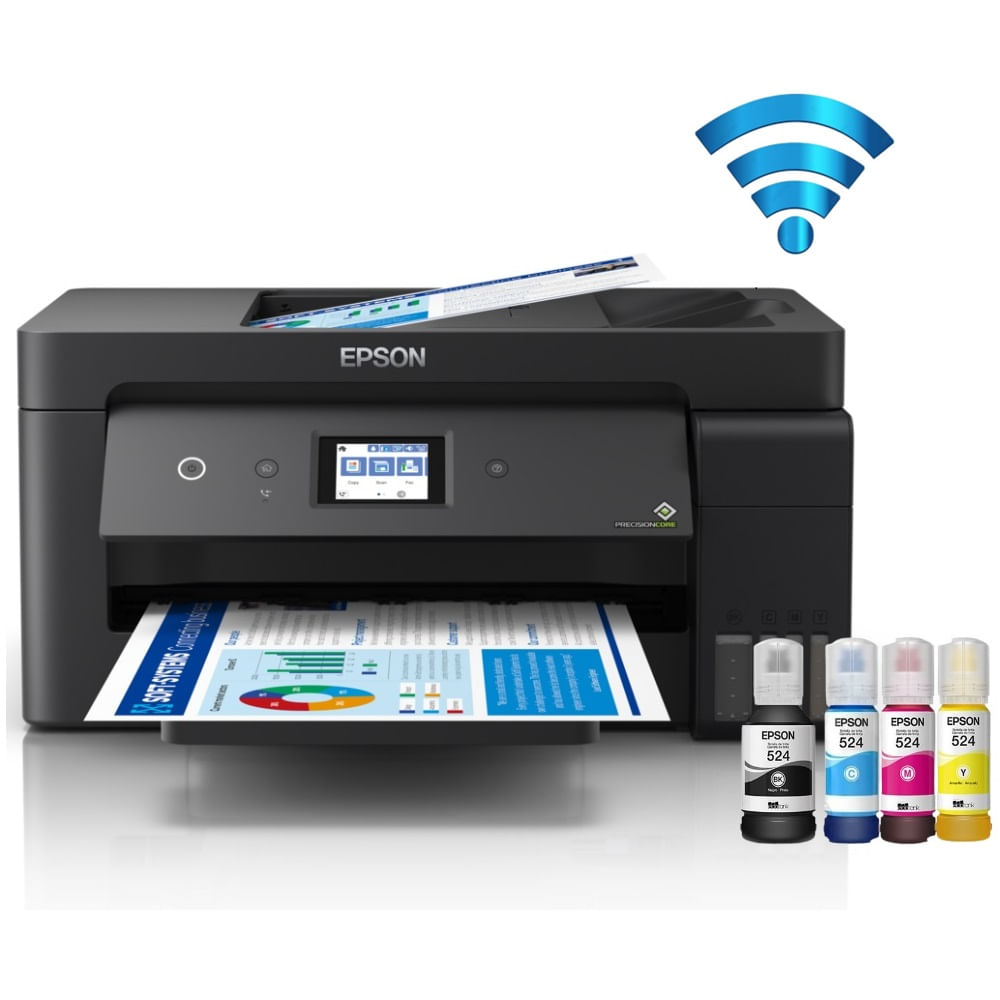 Impresora Epson L14150 Imprime Escanea Copia Fax Wi-Fi USB Ethernet