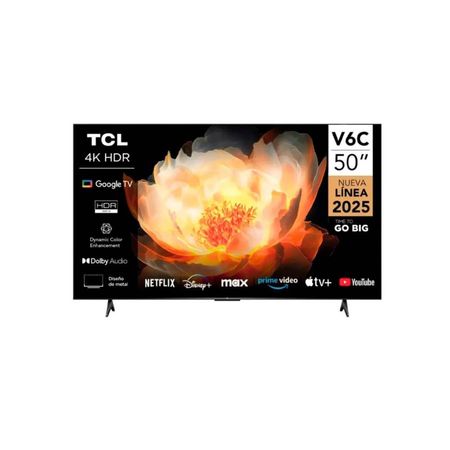 Televisor TCL LED 50 Pulgadas UHD 4K Smart TV 50V6C