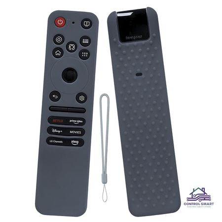 Funda Cerrada para Control LG Magic 2025 -Color Plomo