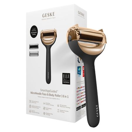 Rodillo Facial y Corporal con Microajujas Negro