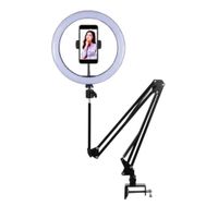 Aro Led 26 cm con Soporte Plegable para Escritorio Cama