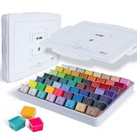 Himi Miya Gouache - Set 56 colores /30ml Jelly Cup - BLANCO