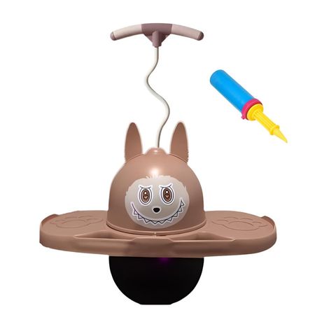 Pelota Saltarina para Niños Inflable Diseño Labubu Have a Seat Incluye Sticker e Inflador