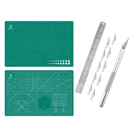 Tabla Base de Corte A3 Bisturi Regla 45x30cm