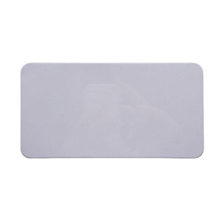 Estuche vacío para acuarelas rectangular metal - blanco
