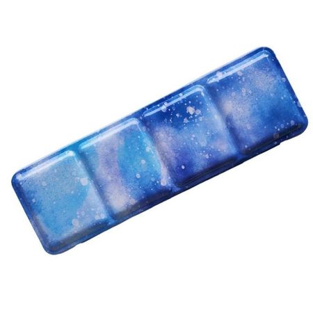 Estuche vacío para acuarelas sin soporte de metal - Mediano - azul celeste