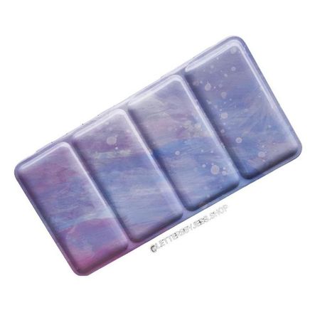 Estuche vacío para acuarelas sin soporte de metal - Grande - CELESTE LILA