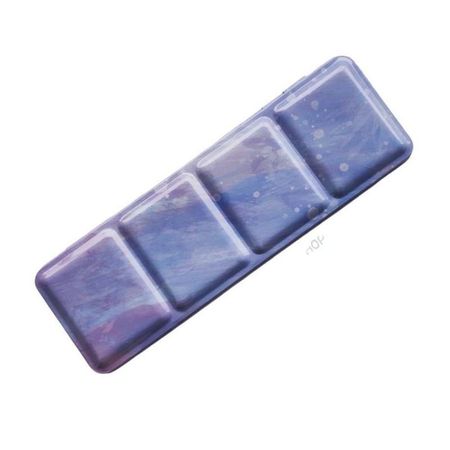 Estuche vacío para acuarelas sin soporte de metal - Mediano - lila celeste