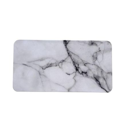 Estuche vacío para acuarelas rectangular metal - mármol