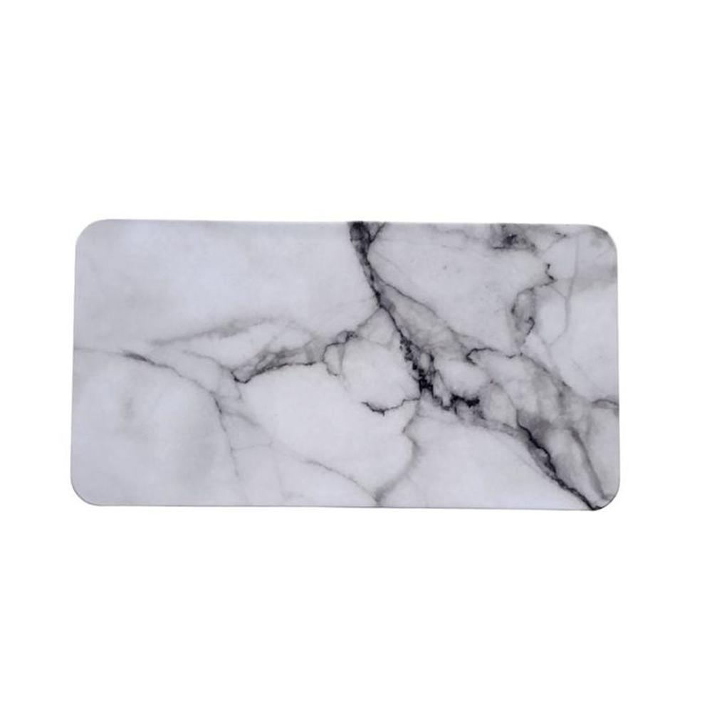 Estuche vacío para acuarelas rectangular metal - mármol