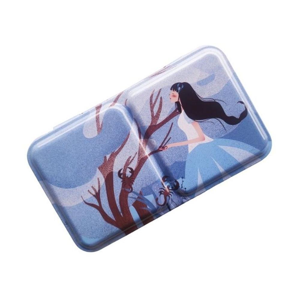 Estuche vacío para acuarelas sin soporte de metal - pequeño - Escorpio