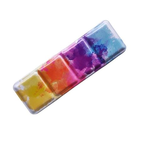 Estuche vacío para acuarelas sin soporte de metal - Mediano - arcoiris