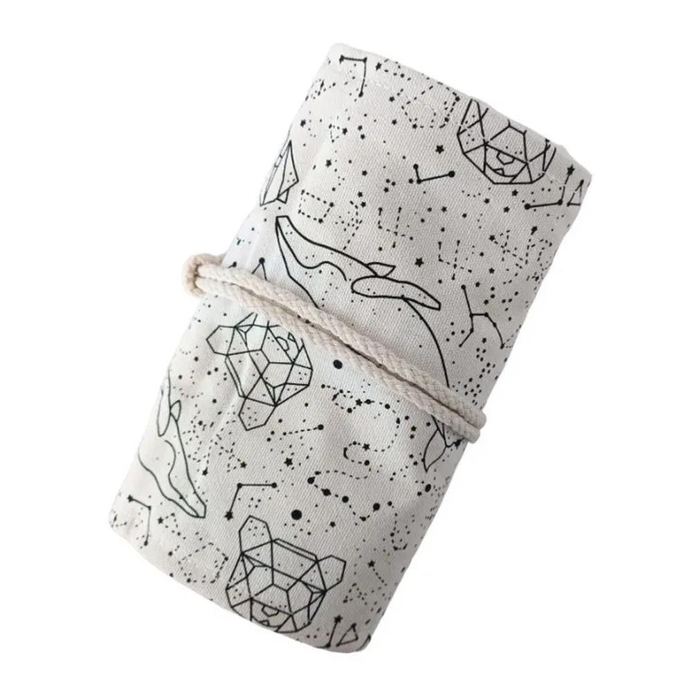 Estuche enrollable Portalápices - 72 divisiones - Constelaciones