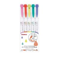 Zebra Mildliner Brush Pen - Summer set