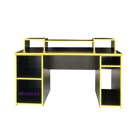 Escritorio GAMER 2.0 Amarillo/Negro