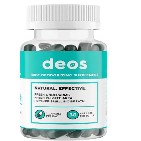 DEOS DIGESANA Suplemento Desodorante Interno Natural Control de Olores y Frescura Total 30 Cápsulas