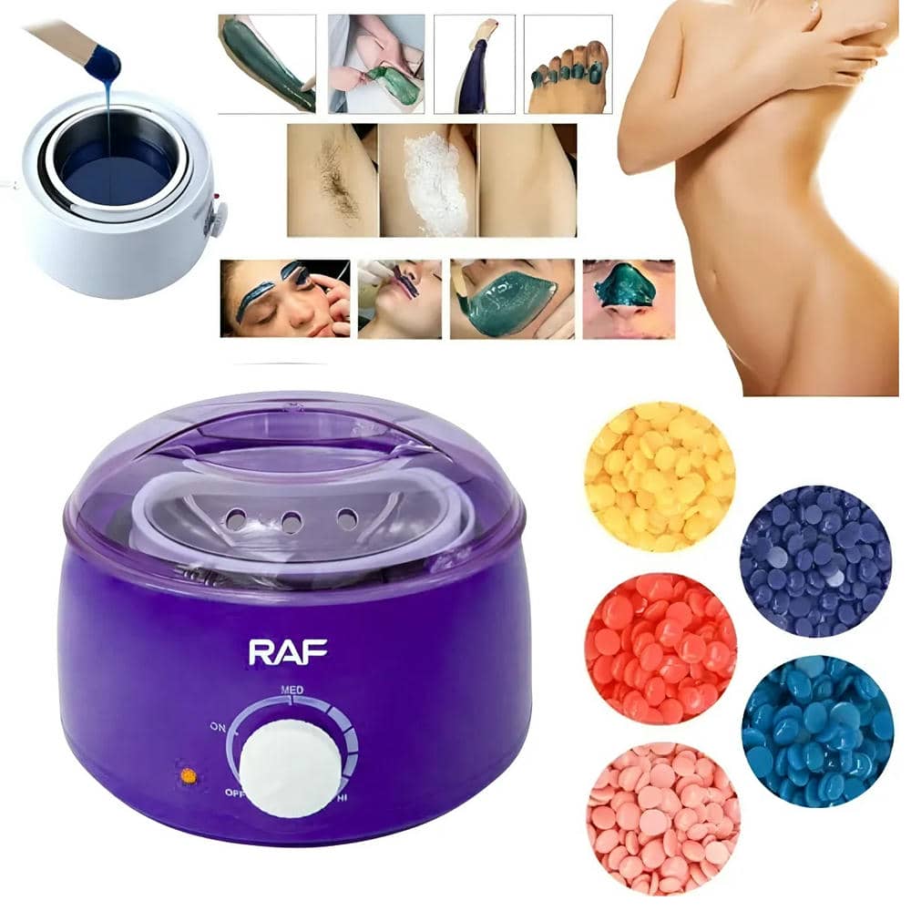 Olla Calentadora Para Cera Depilatoria Raf Color Violeta Oscuro