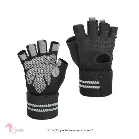 Guante Deportivo Transpirable con Muñequera Gym Rosado