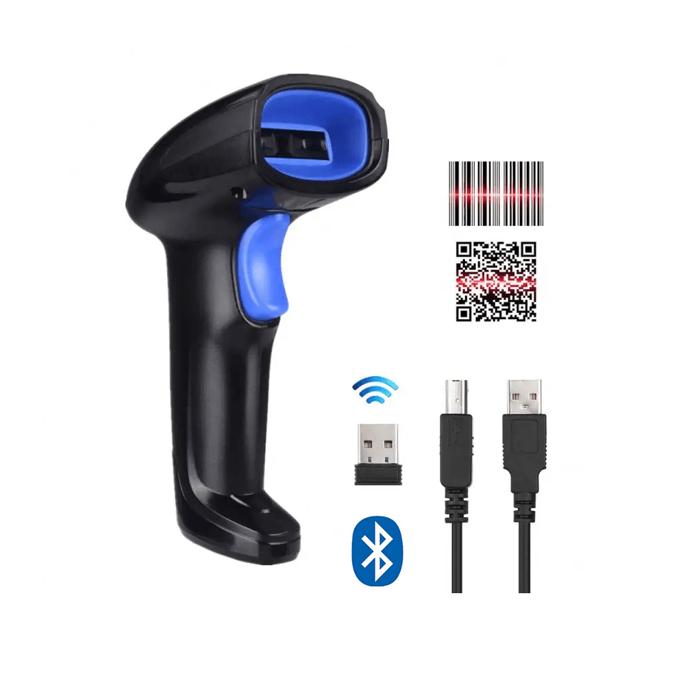 Lector Código de Barras Portátil Inalámbrico Bluetooth 2d 1d de Mano YHD-1100DB