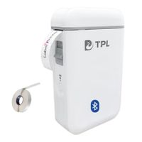 Impresora Térmica Portátil de Etiquetas Adhesivas 15mm Bluetooth Tp110 Android Ios incluye Rollo