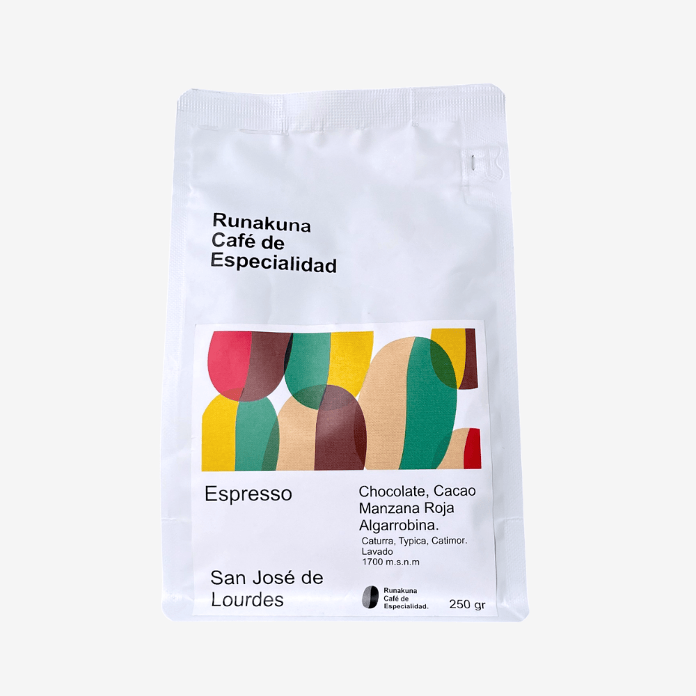 Cafe de Especialidad Espresso Cajamarca Grano - Runakuna