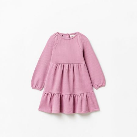 Vestido Espiga Sfera Niña Morado Medio 5