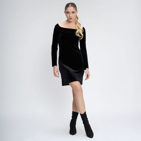 Vestido Mujer Hypnotic Velvet Negro Talla S