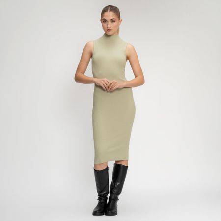 Vestido Mujer Hypnotic Bling Verde Militar Talla S