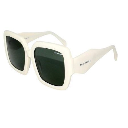 Lentes de sol de moda Europea  - IVORY GLANCE Blanco