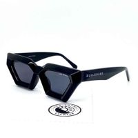 Lentes de sol de moda -Cris Black exotic collection Negro