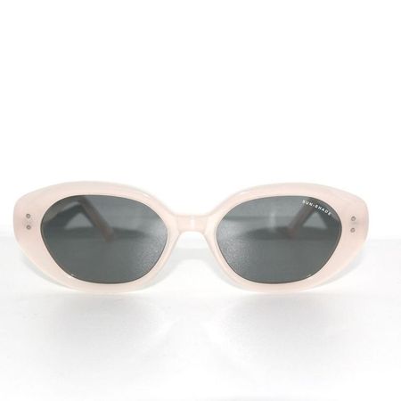 Lentes de sol de moda Europea  -FARAHBREEZY - POLARIZADO OSCURO Nude