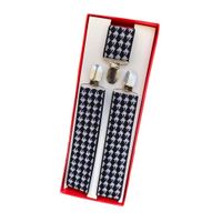 Tirantes Ajustables Elásticos Glenn Elegancia y Comodidad Blanco Talla única
