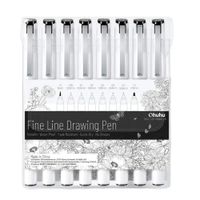 Ohuhu Estilógrafos Fineliner Marcador para dibujo  Set x8