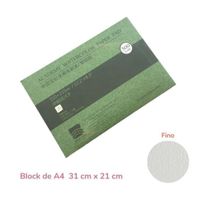 Baohong Papel de acuarela  ACADÉMICO Grano Fino- A4 31x21cm